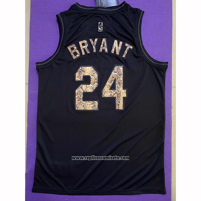 Camiseta Los Angeles Lakers Kobe Bryant #24 Negro